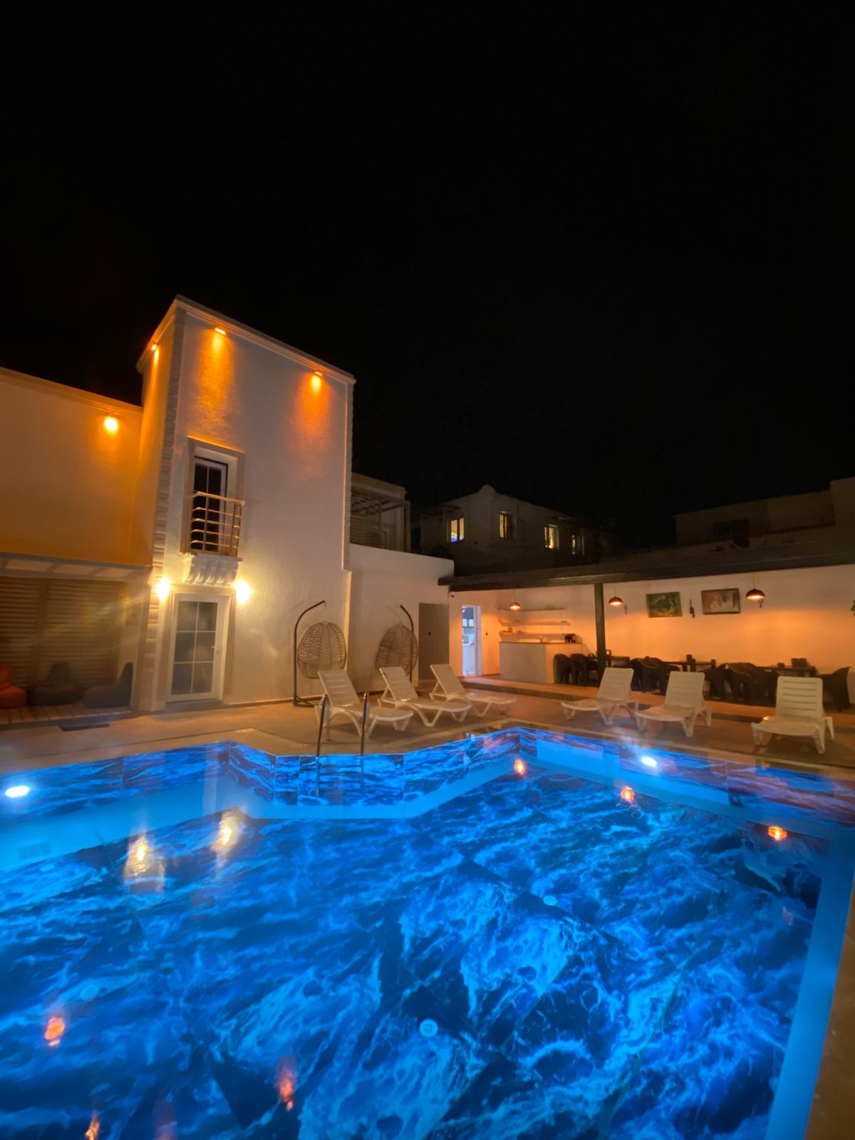 Ydora Pansiyon Bodrum garden and common areas
